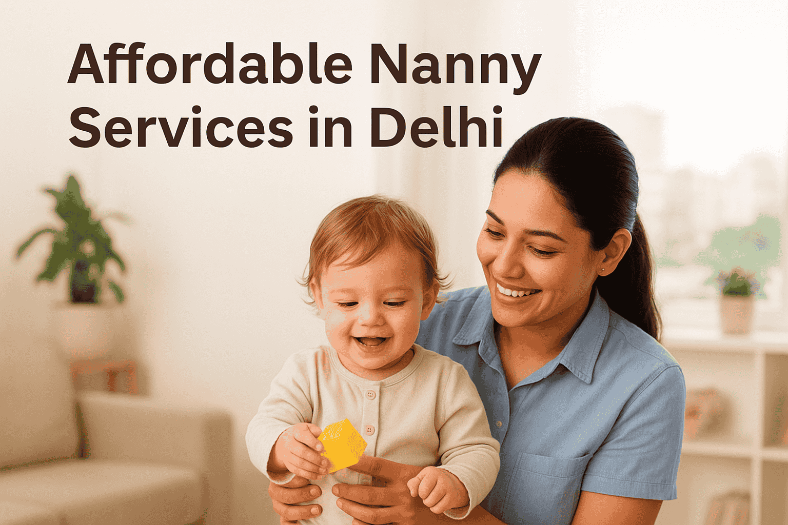 Affordable nanny services in Delhi with trusted, professional caregivers for children
